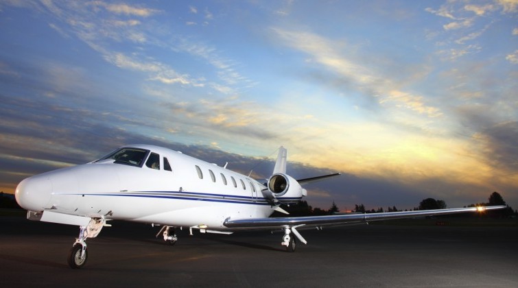 Charter a Lear 35 light jet.