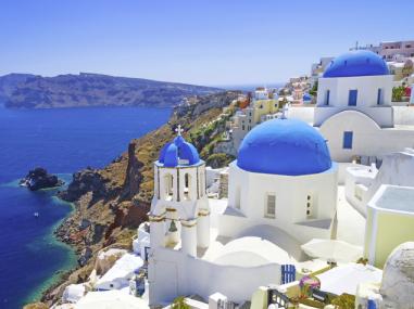 The Iconic White Architecture of Santorini, Greece